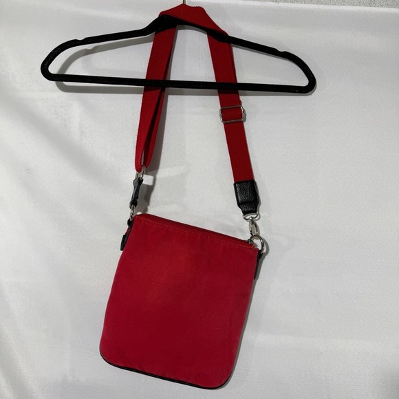 Ed Hardy Red Crossbody Bag with Skull Design - Picture 6 of 12